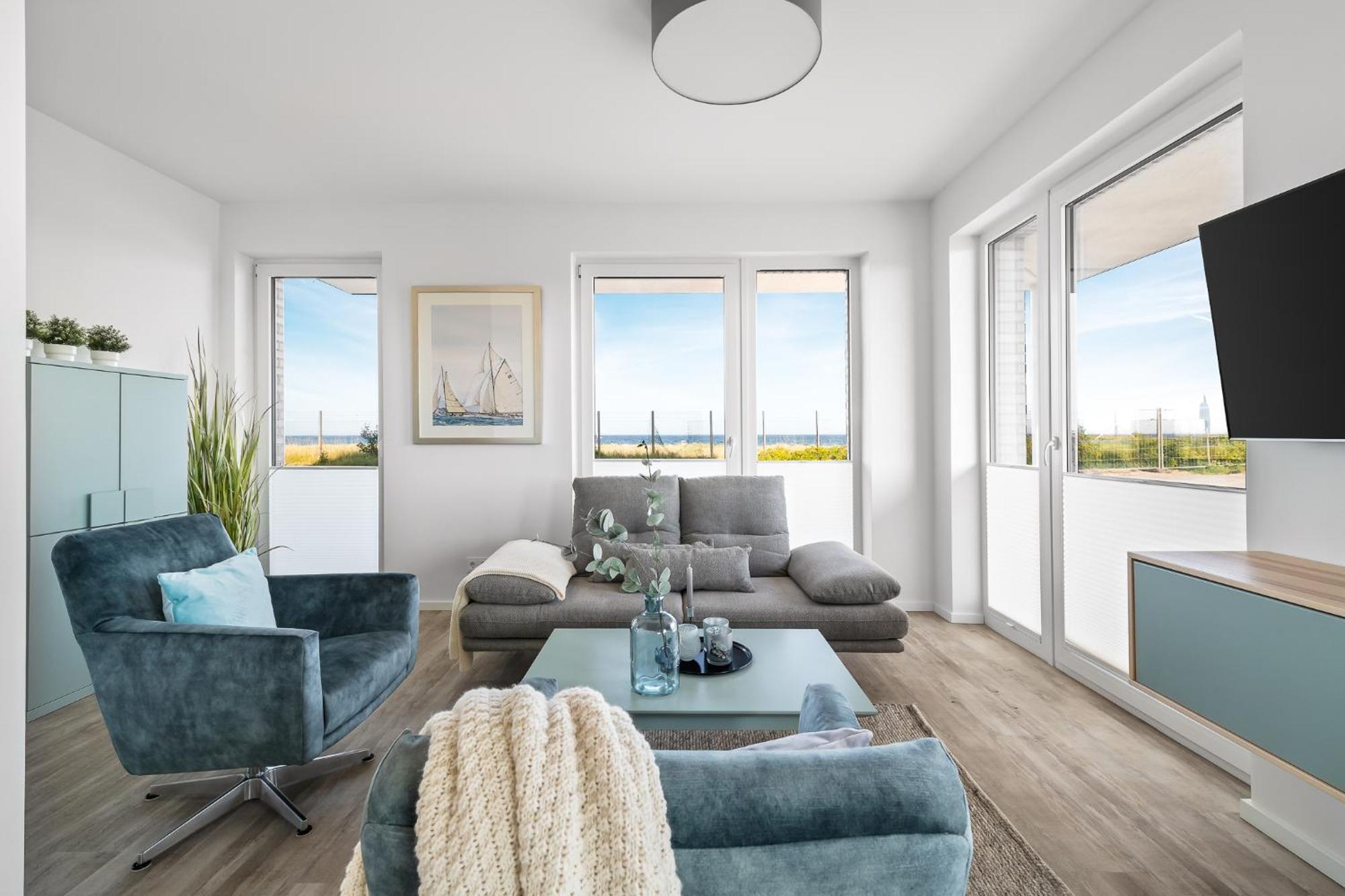 Beachterracefour- Eg, Meerblick, Terrasse, Kamin, Sauna Ольпениц Экстерьер фото