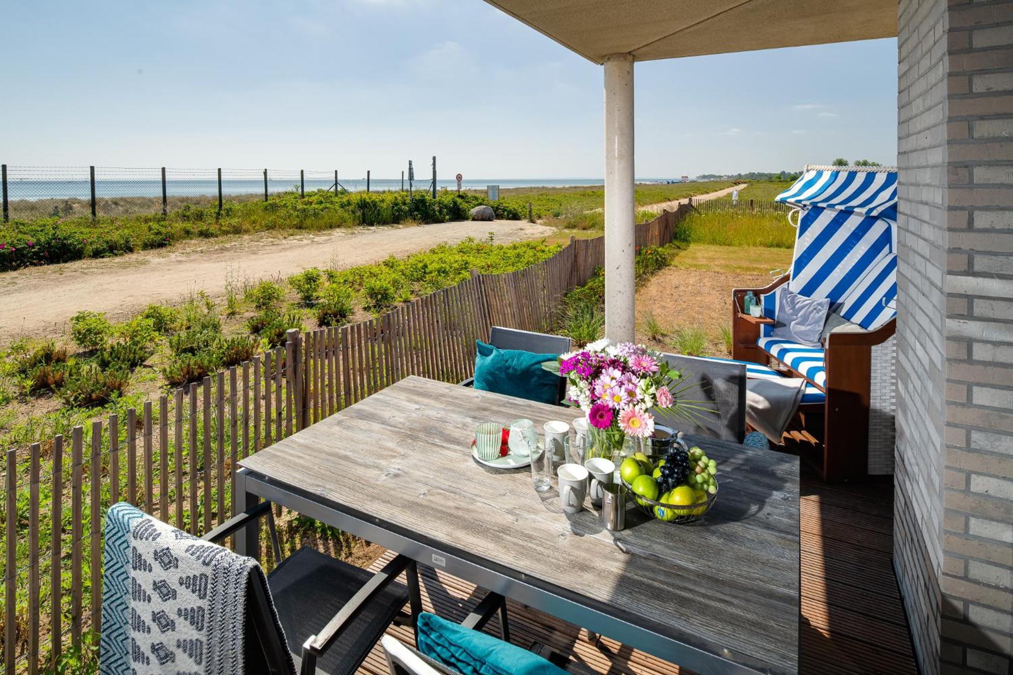 Beachterracefour- Eg, Meerblick, Terrasse, Kamin, Sauna Ольпениц Экстерьер фото